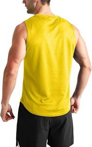 ผู้ผลิตเสื้อกล้ามออกกำลังกายแบบสั่งทำพิเศษ พิมพ์ลายได้ตามต้องการ เสื้อกล้ามวิ่ง เสื้อกีฬา เสื้อผ้าฝ้ายสำหรับออกกำลังกาย เสื้อกล้ามผู้ชาย - Product Image 2