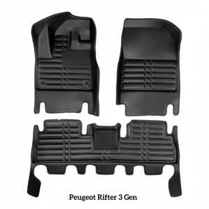 Tapis de sol complets 5D luxueux <span class=keywords><strong>Peugeot</strong></span> 508 (2018-2023) Surface en cuir Base en EVA souple Design européen Antidérapant Imperméable - Product Image 4