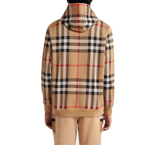 Sweat à capuche personnalisé pour homme, hiver, color block, en molleton de coton doux, décontracté, manches longues, OEM ODM, vente en gros - Product Image 1