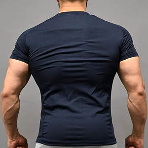 Camisetas de Gimnasio para Hombre, Transpirables, Ecológicas, Talla Personalizada, en Existencia, Hechas con el Mejor Material, Cuello Redondo, Manga Corta - Product Image 4