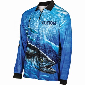 Custom Men’s Fishing Polo Shirts UV Protection Quick Dry Breathable Performance Wear - Product Image 2