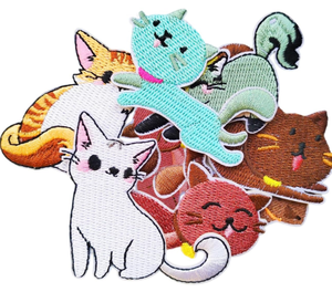 Wholesale Round Embroidery Patches Iron On Sew On Applique <b>Badges</b> for Clothing Hats Jackets Backpacks Caps Factory Supply - Product Image 6