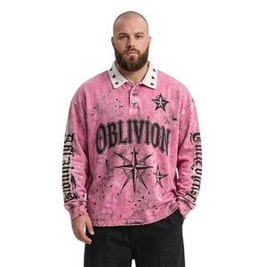 Sudaderas Polo de Felpa de Algodón con Estampado Gráfico Gótico Gris Anguish Personalizadas, Estilo Vintage Urbano - Product Image 6