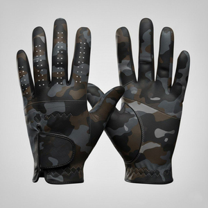 Gants de golf en cuir Cabretta de qualité supérieure, respirants, avec fermeture auto-agrippante, logo personnalisé, gants de sport pour le golf - Product Image 6
