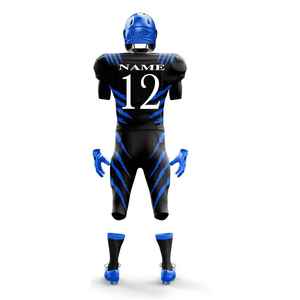 Uniforme de football américain à prix abordable, design personnalisé, dernier modèle, motif lettres, grandes tailles, vente chaude - Product Image 3