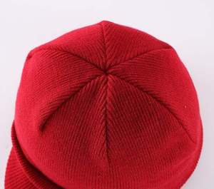 Bonnet en tricot chaud pour homme et femme, résistant à l'eau, avec revers, pour l'hiver - Product Image 2