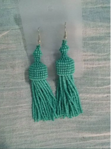 Pendientes de Moda para Mujer, con Cuentas Bordadas, para Fiestas, Juego de Regalo Personal, Acción de Gracias, Año Nuevo, Promoción, Novedad, Conveniente - Product Image 4