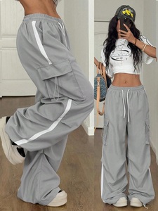 2023 Best Design Women's Sweatpants Elastic Waist High Waist Pockets Loose Active Jogger Pants Autumn Sale Casual Wear - Product Image 6