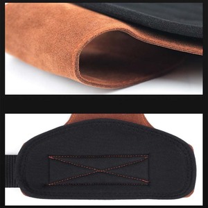 Poignées de sport de qualité supérieure avec sangles réglables pour l'entraînement en salle de sport, meilleure vente, antidérapantes, personnalisées, en cuir, vente en gros - Product Image 4