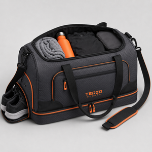 Sac de voyage extensible léger de haute qualité avec logo personnalisé, compartiment à chaussures, résistant à l'eau, sac de sport - Product Image 3