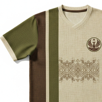 Camiseta de Fútbol de Palestina Sublimada con Estampado de Nuevo Estilo 2026, Manga Corta, Secado Rápido, Absorbe la Humedad, Precio Competitivo, Duradera