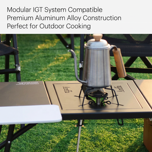 Açık Hava Mobilyası Posta ile Gönderilebilir Katlanır Masa Kamp Piknik Plaj Taşınabilir Hafif Alüminyum Yemek Seti - Product Image 2