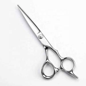 Tijeras de Peluquería Profesionales de Acero Inoxidable, Tijeras de Corte Afiladas, Herramienta de Estilismo para Salón, Mango Ergonómico para Diestros - Product Image 1