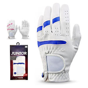 Gants de golf professionnels blancs pour adultes, respirants, en cuir véritable Cabretta, ajustement exceptionnel, accessoires sportifs - Product Image 3