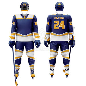 Conjunto de Jersey y Pantalones de Hockey sobre Hielo Hecho en Pakistán, Diseñado con Tela de Grado Profesional que Brinda Transpirabilidad y Comodidad - Product Image 6