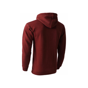 Sweat-shirt à capuche bordeaux pour homme, coupe classique, en coton French Terry, pull décontracté avec poche avant, idéal pour l'automne - Product Image 6
