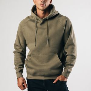 Wholesale Regular Fit <b>Thick</b> <b>Fleece</b> PlusSize Workout Sport Gym Fitness Hoodies Sweatshirt Pullover Men 100% Cotton Breathable - Product Image 3