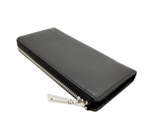 Castello Men's Women's Unisex <b>Wallet</b> Genuine Cowhide Soft Leather L-Zipper Polyester Stylish <b>Long</b> Design-Best Price - Product Image 4