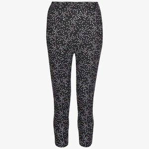 Leggings Capri pour femmes grandes tailles, taille haute élastique avec cordon de serrage, couleur unie, séchage rapide, décontractés, pour entraînement, yoga, course à pied, fitness - Product Image 4