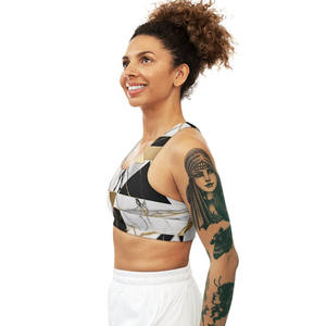 Sujetador Deportivo Cómodo para Chicas, Sin Costuras, Talla Grande, Transpirable, de Secado Rápido, Ecológico, para Gimnasio, Yoga, Fitness, Spandex/Nylon - Product Image 5