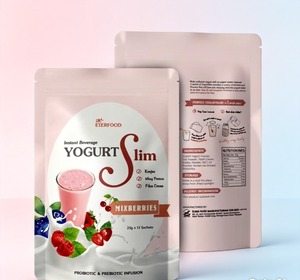 Custom High Quality Meal Replacement Yogurtslim Instant Yogurt <b>Protein</b> Powder with Probiotics and Mixberries Flavour 25g Sachet - Product Image 1