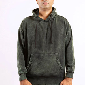 Survêtement d'hiver décontracté coupe-vent en coton et polyester, respirant, léger, à capuche, avec logo personnalisé, grande taille, pour homme, élastique - Product Image 6
