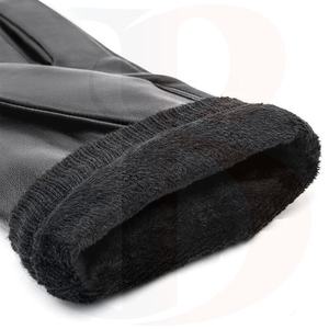 Guantes de Conducción Unisex GEO BROTHERS, Nuevos, de Piel de Oveja Genuina, Cálidos para Invierno, con Pantalla Táctil, Dedos Completos, Antideslizantes y Ligeros - Product Image 2