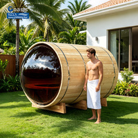 Sauna de Burbujas Panorámica al por Mayor |   UKCA CE ETL |   Complemento Ideal para Terapia de Contraste en Baños de Hielo y Spas