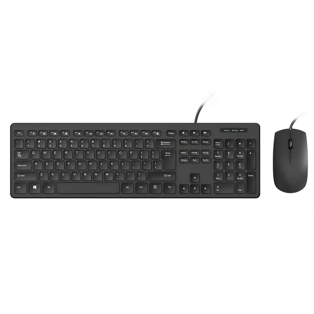 USB Wired Keyboard and Mouse Combo Ergonomic Office Keyboard Mouse Set Bulk Wholesale Supplier