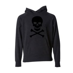 <b>Summer</b> Washed Polyester/Cotton Blend Heavyweight Quick Dry Breathable Customized Unisex Pullover <b>Hoodie</b> with Pocket 350g Fabric - Product Image 2