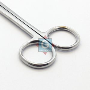 Ciseaux à amygdales courbés en acier inoxydable Gray Rocks -4546-73, certifiés CE, instruments chirurgicaux de classe II - Product Image 6