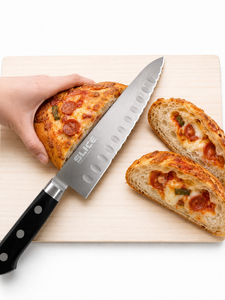 Cuchillo Gyuto Dentado de Calidad de Restaurante, Ambidiestro - Product Image 1