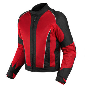 Veste de moto pour homme de qualité supérieure, imperméable, respirante, en textile, avec protections intégrées. - Product Image 4