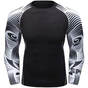 Wholesale 3D Men <b>T</b>-<b>Shirt</b> Compression Gym Tops for Male Cosplay Long Rash Guard <b>Bodybuilding</b> Sports Top Stock Tops - Product Image 4
