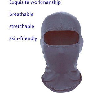 Balaclava entièrement personnalisable, style uni, couvre-visage complet, masque thermique coupe-vent pour sports d'hiver en plein air, matière polyester - Product Image 3