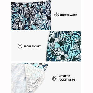 Shorts de plage pour femmes les plus vendus, avec cordon de serrage et poche latérale inclinée, légers et décontractés pour l'été - Product Image 4