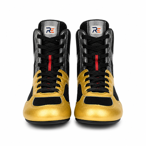 Zapatos de Boxeo de Alta Calidad con Construcción Duradera, Suela Flexible y Soporte Superior para el Tobillo, para Entrenamiento y Competencia - Product Image 1