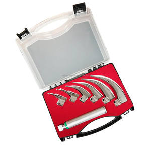 ชุดเครื่องมือส่องกล่องเสียงไฟเบอร์ออปติกแบบโค้ง 6 ใบมีด สำหรับสัตวแพทย์ หู คอ จมูก CE OEM ODM ขายส่ง สแตนเลสสตีล Medivolve MI-600135 - Product Image 5