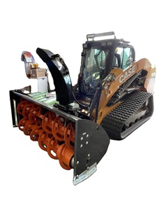 Cargador Frontal Mini para Fábrica, Accesorio de Retroexcavadora, Soplador de Nieve, Cargador Compacto, Cilindro Hidráulico Poclain, Bomba KYB, PLC FPT - Product Image 5