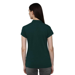 Regular Length Summer <b>Women's</b> Plus Size Solid Color Custom <b>Polo</b> Shirts Short Sleeve Slim Fit Stylish <b>Polo</b> Shirt For <b>Women</b> - Product Image 3