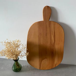 Tabla de Cortar y Plato para Servir de Bambú, Duradera, Forma Rectangular, 12 mm de Grosor, Apta para Lavavajillas - Product Image 1