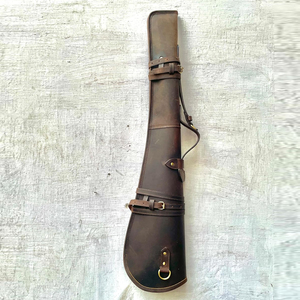Sac à fusil 100 % cuir de haute qualité avec caractéristiques de tir en extérieur et matériau en cuir véritable, sac à fusil en cuir abordable - Product Image 5