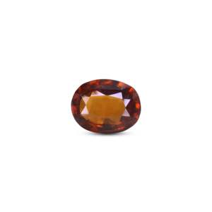 Natural Oval Cut Hessonite Gomed 6.55 Carat Loose Gemstone for Fine Jewelry - Product Image 1