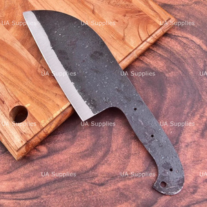 UA Supplies Cuchilla de Chef Recta de Acero al Carbono Hecha a Mano con Punta Caída, Espesor de 0.5mm, 12 Pulgadas, Longitud Personalizable DIY, OEM 1 - Product Image 3