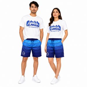 Camisetas y Pantalones Cortos Personalizados para Hombre, 100% Algodón Jersey, Anti-Pilling, Impresiones Digitales por Sublimación DTG, Ecológicos, de Secado Rápido y Transpirables - Product Image 3