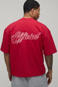 Camiseta Oversize de Hombre con Hombros Caídos, Ajuste Holgado, Algodón Pesado, Estilo Urbano Casual de Verano - Product Image 4