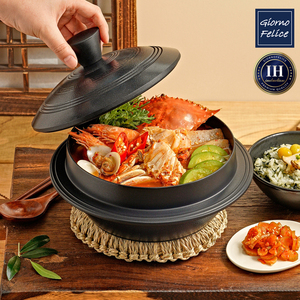 หม้อตุ๋นเกาหลีแบบดั้งเดิมระดับพรีเมียม Giorno Felice และหม้อหุงข้าวแบบหนาพิเศษสำหรับทำซุปและสตูว์ - Product Image 1