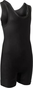 Maillot de lutte pour homme noir, rouge, bleu, imprimé drapeau, sublimé, anti-humidité, ajusté, sans manches, taille élastique, vêtement de sport pour adulte - Product Image 3
