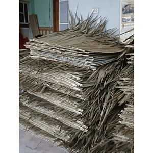 Techo de paja de palma ecológico para techos de villas y resorts, decoración de paisajes tropicales, duradero, Vietnam - Product Image 1