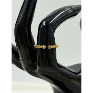 Indian Ethnic Flora Anti-Tarnish Stainless Steel Adjustable Ring - Product Image 3